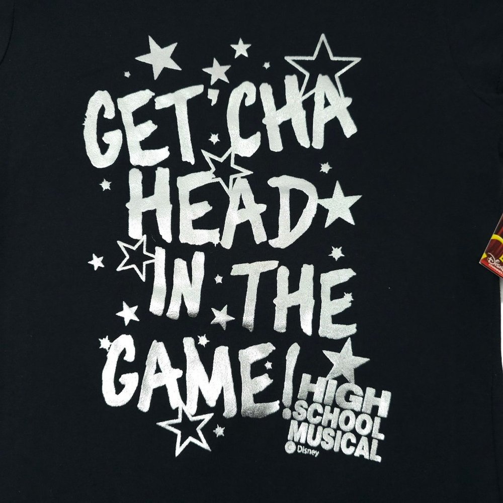 Disney High School Musical T Shirt Girls M Top NEW Deadstock Early 2000s Retro